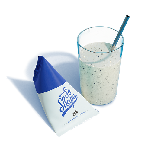 Cookie cream flavour